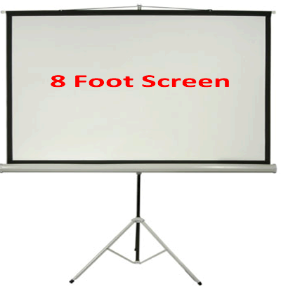 Portable projection screen rental Denver